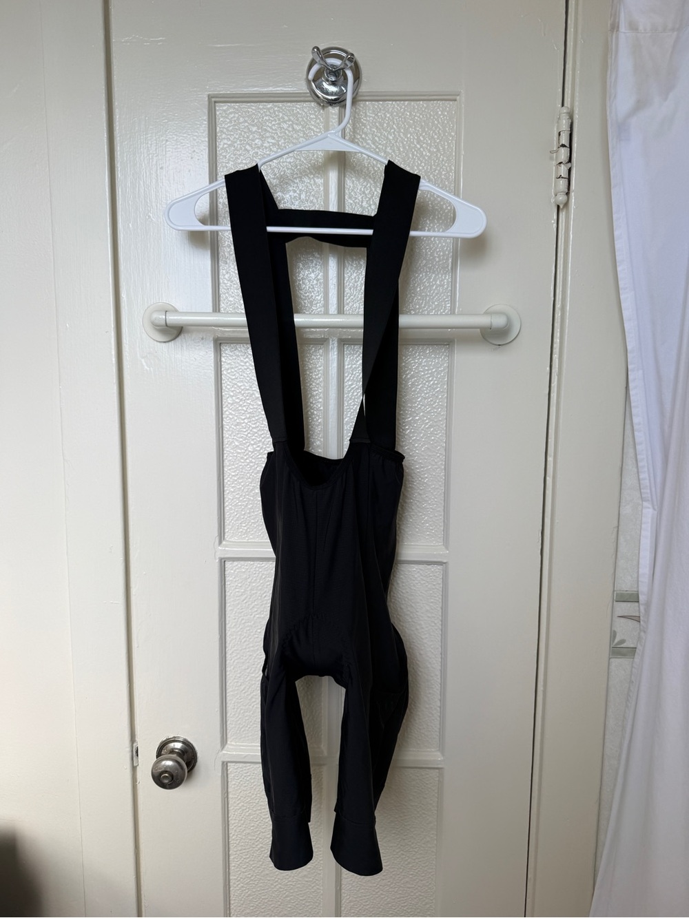 Ornot Black Droptail Cargo Bib Shorts
